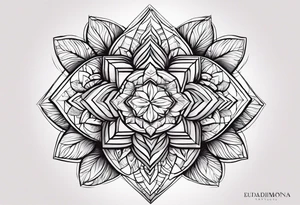 Eudiamonia in text tattoo idea