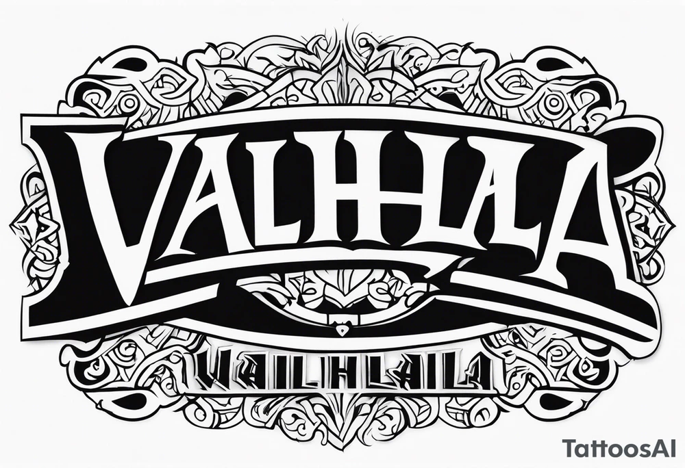 Valhalla tattoo idea