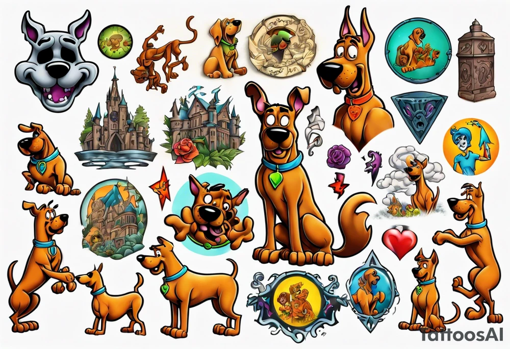 scooby doo tattoo idea