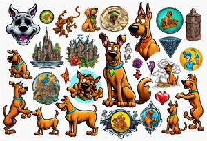 scooby doo tattoo idea