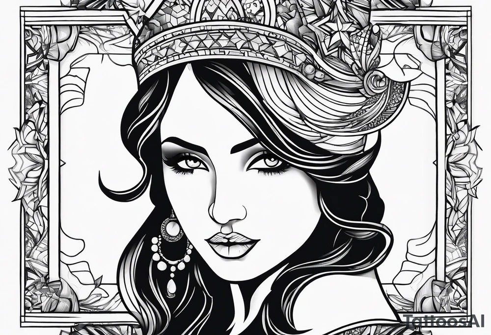 linework
stars tattoo idea