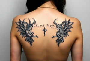 Goddesses Hecate and Freya tattoo idea