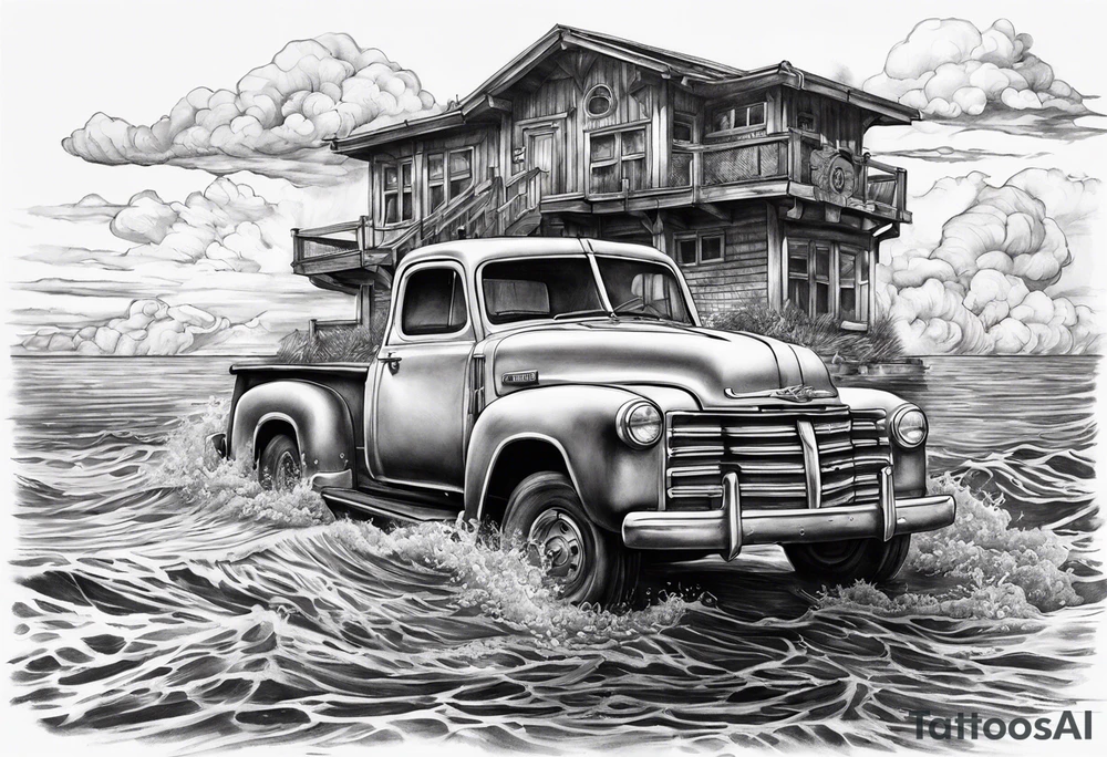 Hell or high water tattoo idea