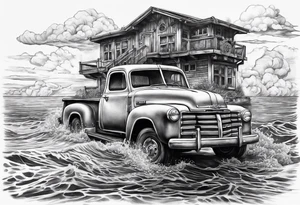 Hell or high water tattoo idea
