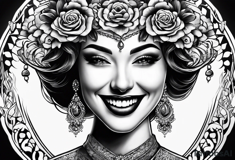 smile tattoo idea