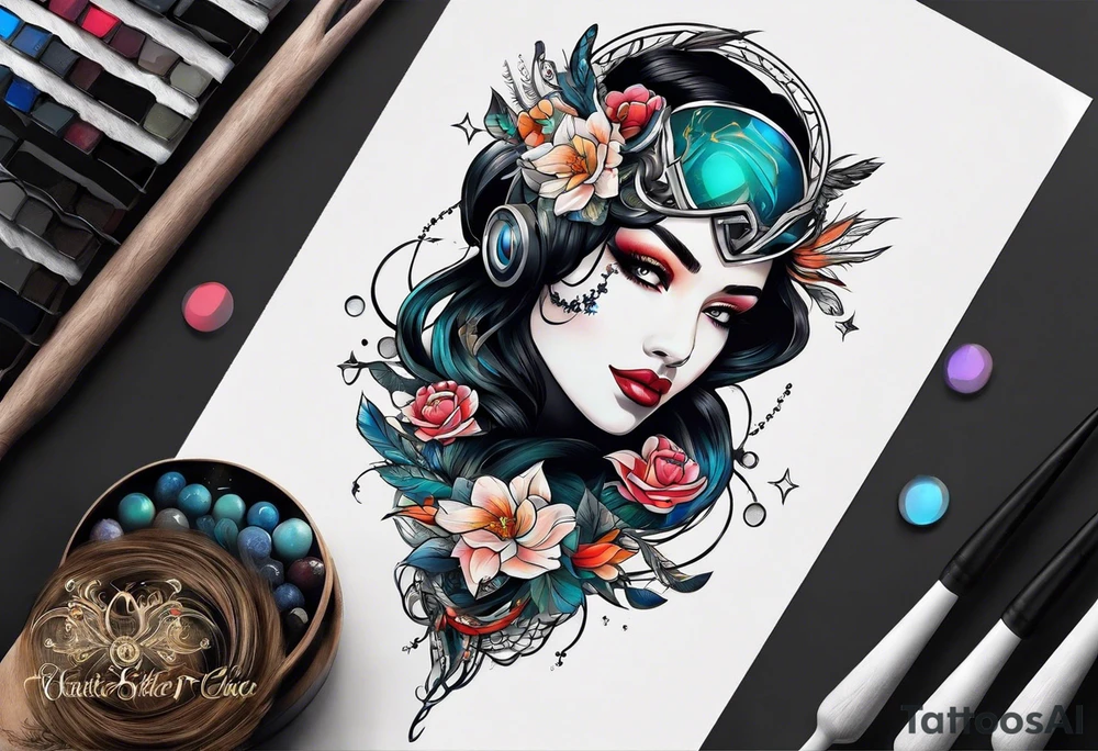 connection with universe tattoo idea