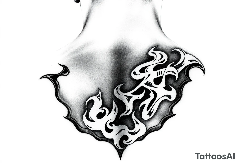 Dope in smoke tattoo idea