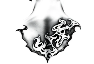 Dope in smoke tattoo idea