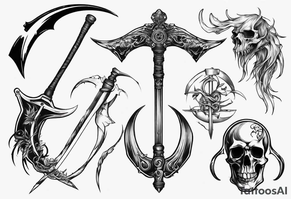 scythe tattoo idea