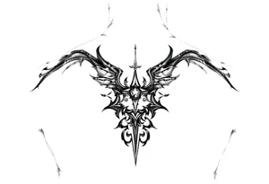 Dark magic small tattoo idea