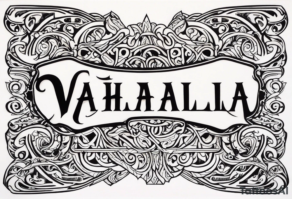 Valhalla tattoo idea