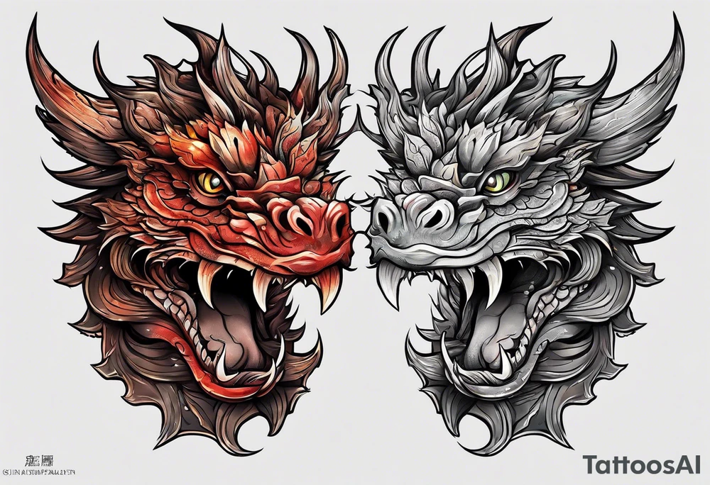Small dragon head. Hand tattoo tattoo idea