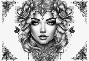 full sleeve tattoo from hand to shoulder sketch tattoo idea