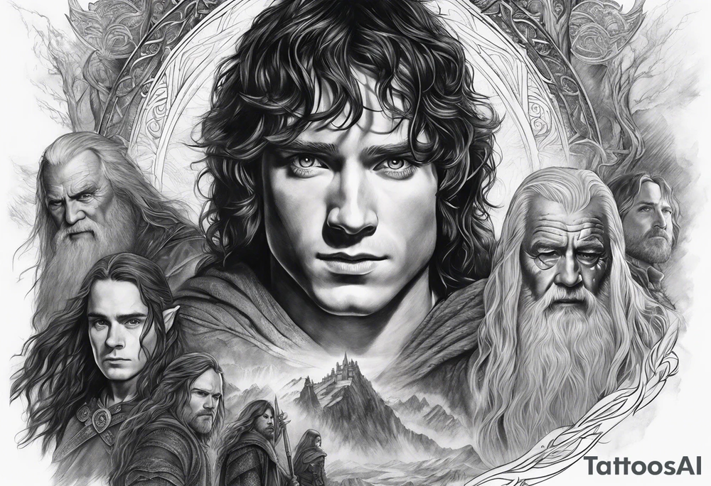 THE LORD OF THE RINGS tattoo idea