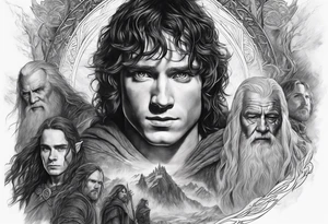 THE LORD OF THE RINGS tattoo idea