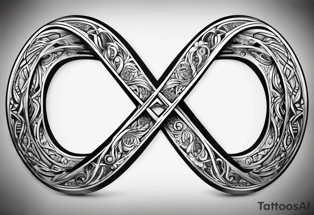 Infinity sign for spouse tattoo idea