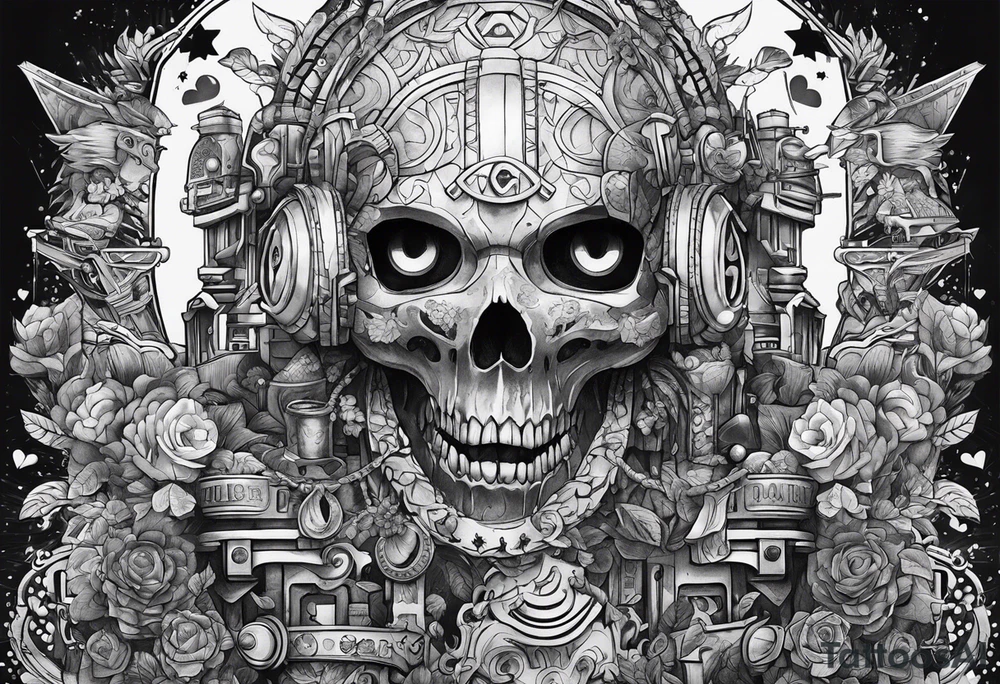 Love, Death & Robots tattoo idea