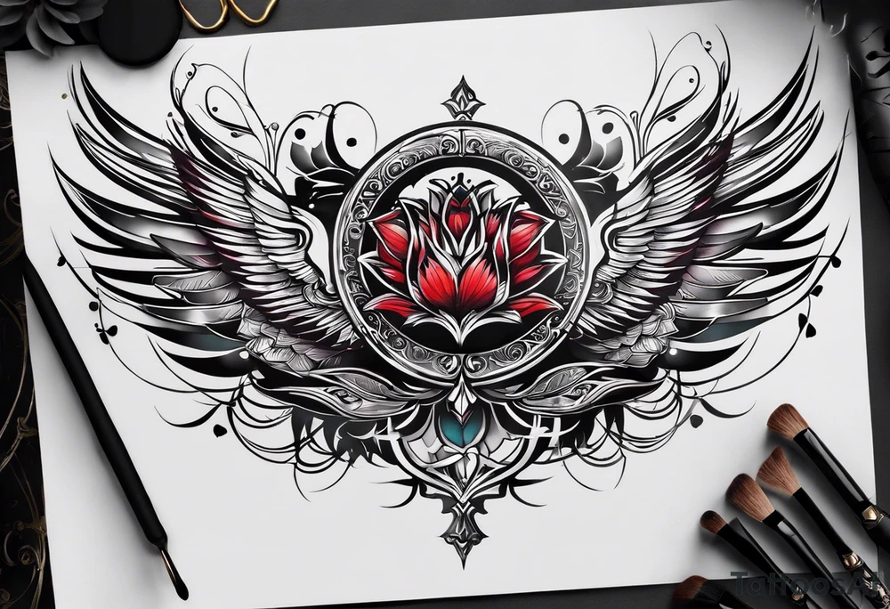 Извивающийся величественный дракон на запястье tattoo idea