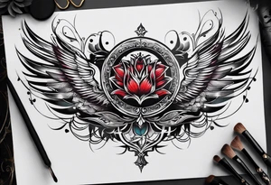 Извивающийся величественный дракон на запястье tattoo idea