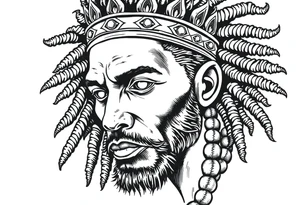 king selassie tattoo idea