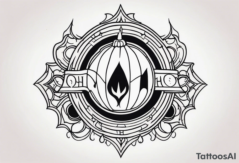 gothic tattoo idea