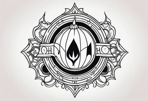 gothic tattoo idea