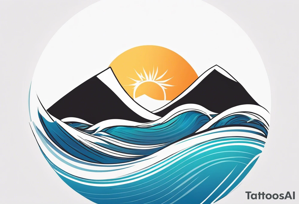a logo for a bikini brand called Yaraí. Simple logo and unique symbolizing the meaning "lively waters" simpler than that . something that can be drawn but is unique tattoo idea