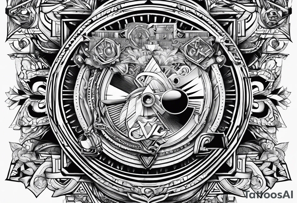 computer parts tattoo idea