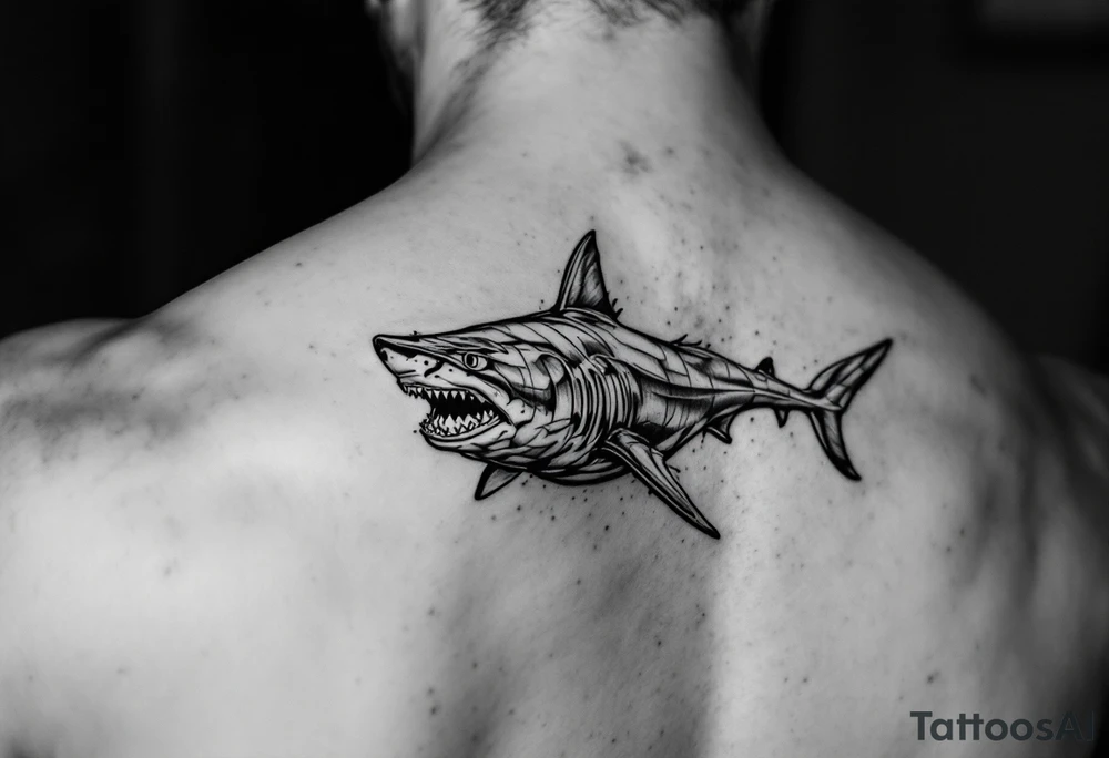 nurse shark tattoo idea