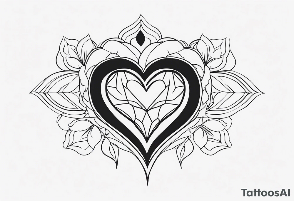 heart tattoo idea