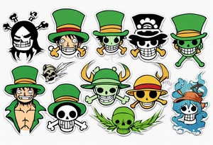One Piece 
Anime
Green tattoo idea