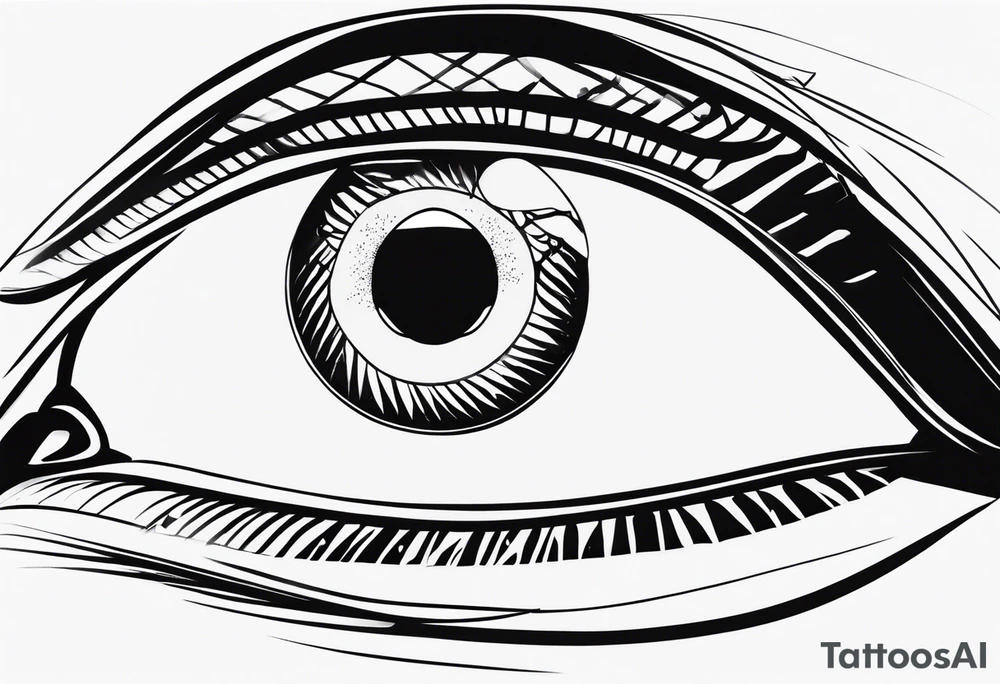 Eye from no longer human osamu dazai tattoo idea