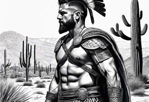 Gladiator , saguaro tattoo idea