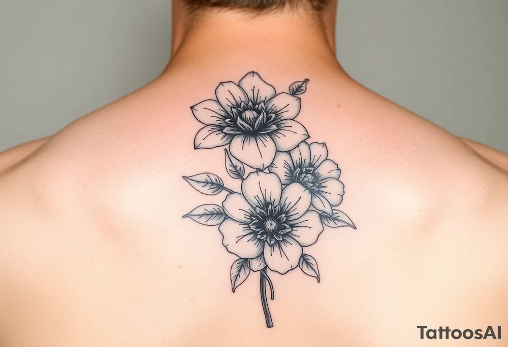 flowers tattoo idea