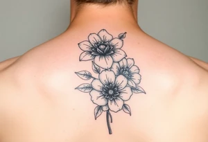 flowers tattoo idea