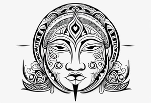 maori minimal neck  tattoo tattoo idea