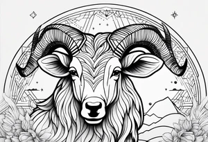 Aries constellation tattoo idea