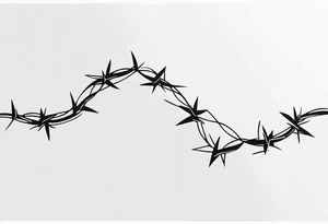 spine tattoos with barbed wire tattoo idea