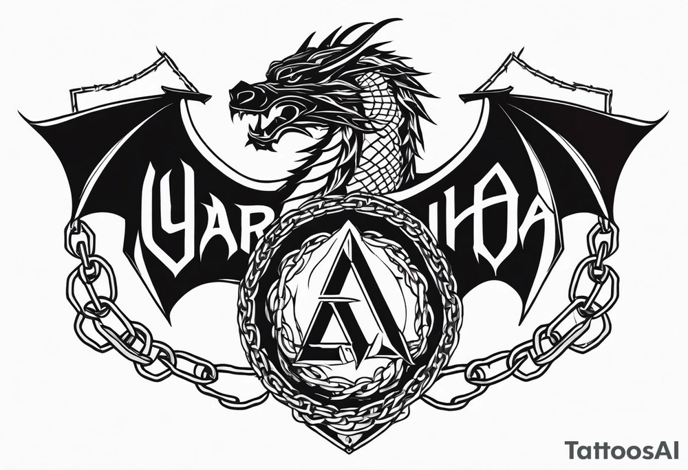 Valhalla sword shield axe barbed wire chains valknut fire dragon tattoo idea Valhalla sword shield axe barbed wire chains valknut fire dragon tattoo idea
