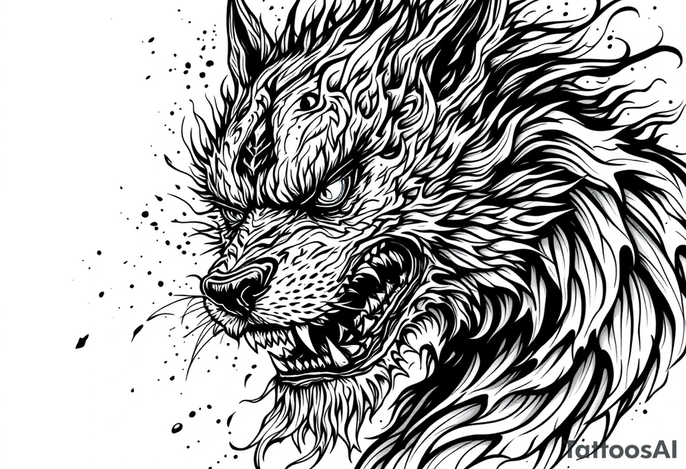 Foo dog tattoo idea