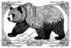 Touro
Urso 
Mercados financeiros tattoo idea