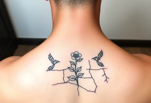 clawfoot bathtub. add a tile floor with a flower growing through the cracks tattoo idea