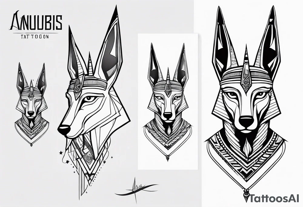 Anubis tattoo idea