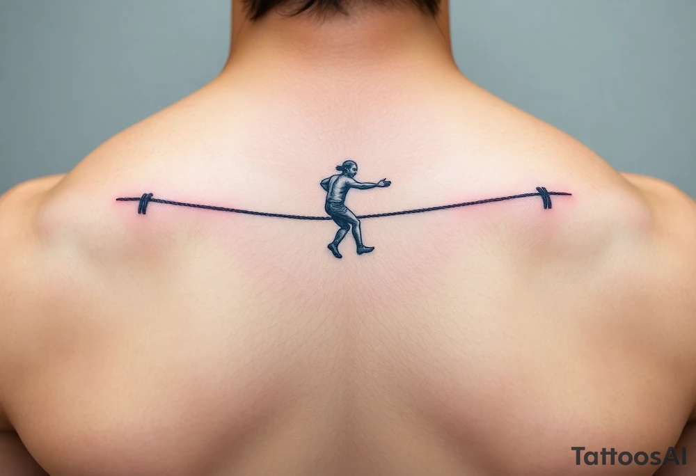 Slackline tattoo idea