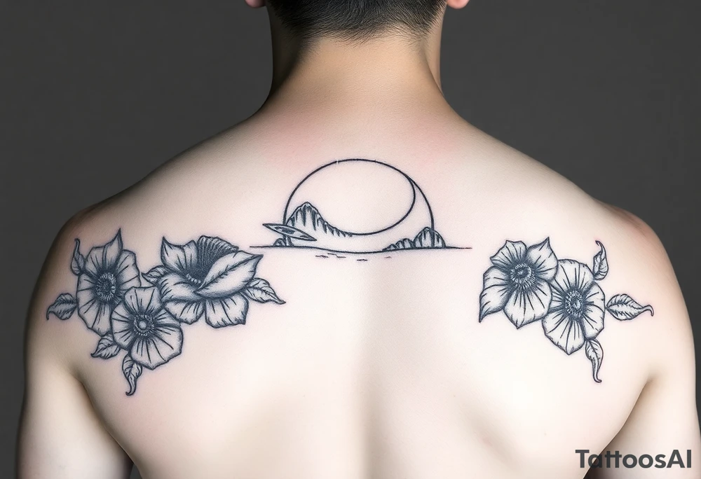 A beach/ocean theme to include something for my wife and child. tattoo idea