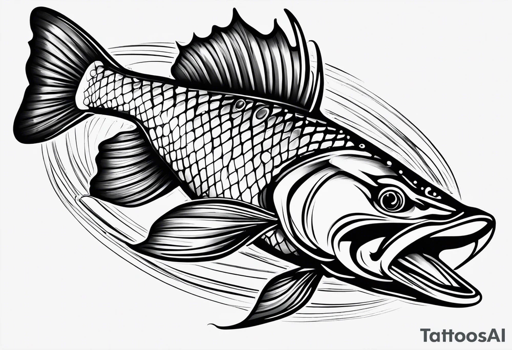 walleye tattoo idea