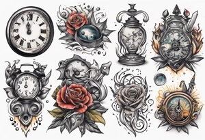 lost in time tattoo idea
