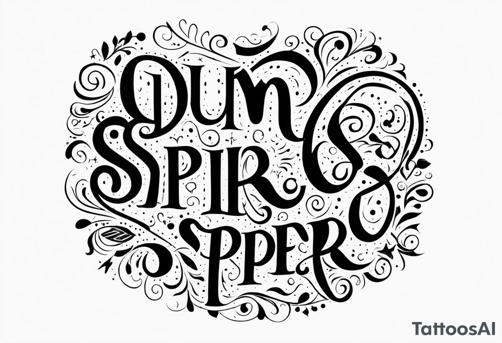 Dum spiro spero tattoo idea