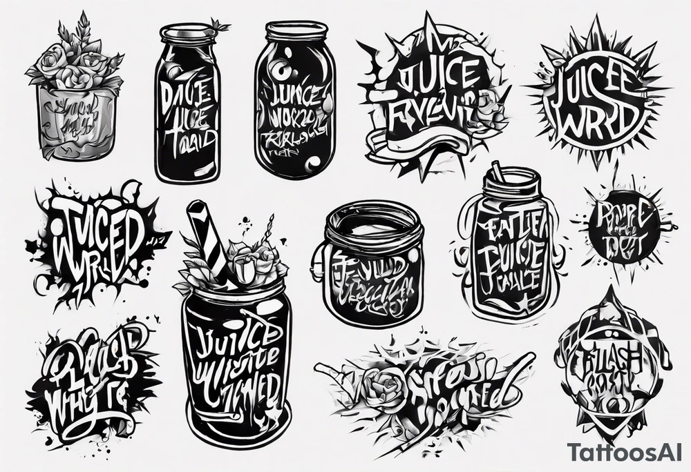 Juice wrld lyrics tattoo idea