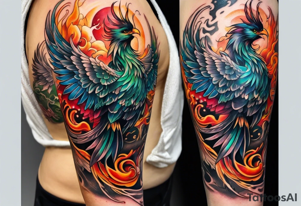 phoenix tattoo idea